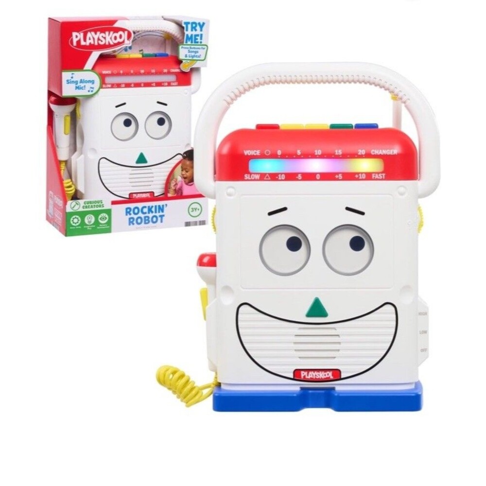 Playskool Rockin’ Robot Vintage 1991 Reissue 2026 Walmart Exclusive Karaoke NIB